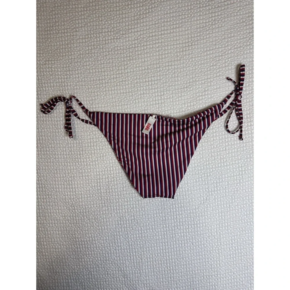 Solid & Striped American Dreamer Reversible Side Tie Bikini Bottom Small?